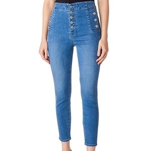 J Brand Natasha Sky High Crop Skinny Jeans 27